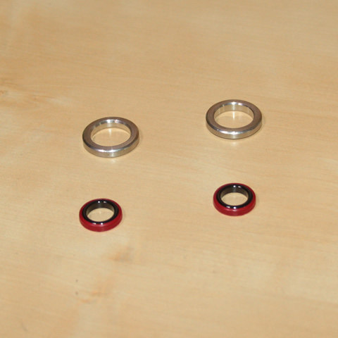 不锈钢 鱼竿 筏竿导环 diy导线环 陶瓷 导眼 磁眼 磁环锚鱼竿适用_双