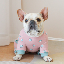 Autumn-winter new pooch 4-foot clothes Faboba Bear Teddy Plus Suede Thickened Autumn Winter Dress Pooch Warm Clothes