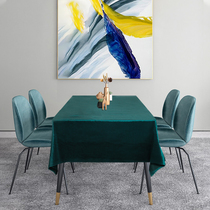 Italian velvet tablecloth table cloth table cloth rectangular tea table mat modern simple Nordic dining table cloth