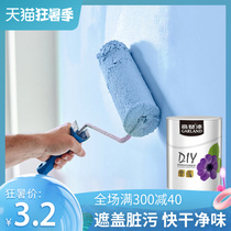 Interior wall latex paint Interior wall paint Brush wall Household paint Self-brush wall paint White color environmental protection paint paint