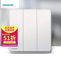 Siemens Switch Socket Panel Ruizhi Series Ivory White Frameless Home Wisdom Three Open Single Control Switch