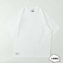 Spot WTAPS BLANK SS 01 TEE COPO Blend Pure Color Pocket Short Sleeve T-shirt 20SS