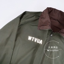 Spot WTAPS SLEEP OVER JACKET COPO TAFFETA double-sided JACKET 19SS