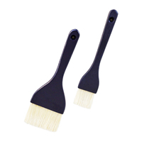 Spot coffee bar cleaning brush desktop brush out powder mouth brush wood handle pig bristle bristle brush brush