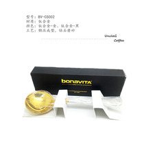 New Bonavita Cup measuring spoon SCAA standard Cup measuring key titanium alloy black gold coffee spoon