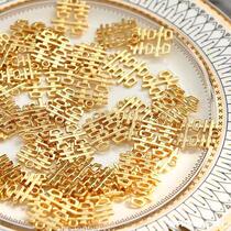 Net Red Gold Small Festive and Bio-pin Gourd Needle Delight Candy Case Cards Pearl Accessories Companion to decorate bronze Heineword