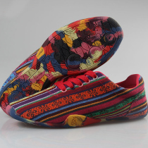 Tai Chi Shoes Bull Fascia Bottom Canvas Lady Autumn Martial Arts Shoes Practice Shoes Men China Wind Taijiquan Soft Bottom New Light