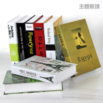 Shadow building Real Scenery Decoration Props Wedding Dress Shop Window Bookcase Shadow Building Photo Book Paper Emulation Ancient Book Fake Book Props