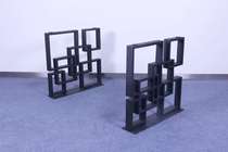 Cold rolled steel Chinese style Wrought iron table legs Dining table legs Office desk stand Coffee table shelf Conference table tripod Stainless steel