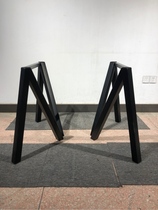M Wrought iron table leg bracket Table leg table frame Office desk Coffee table table shelf Table leg table foot Metal table foot