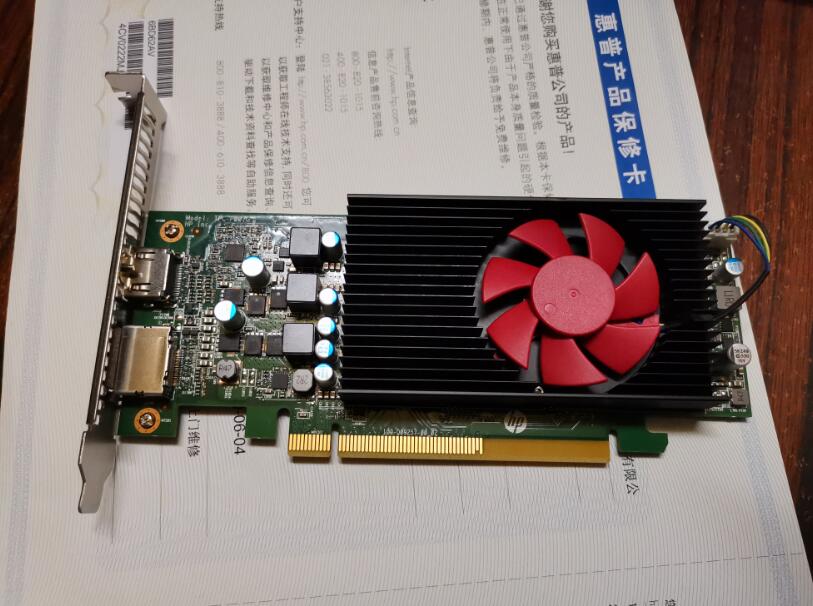 hp惠普rx550x4g显卡新机器上所拆pnl39867001适用于twrmt