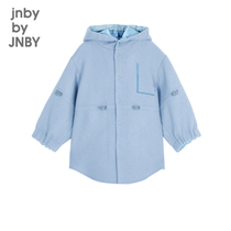 Reverse season clearance] Gangnam cloth children's clothing winter discount boys girls wool hooded simple long coat