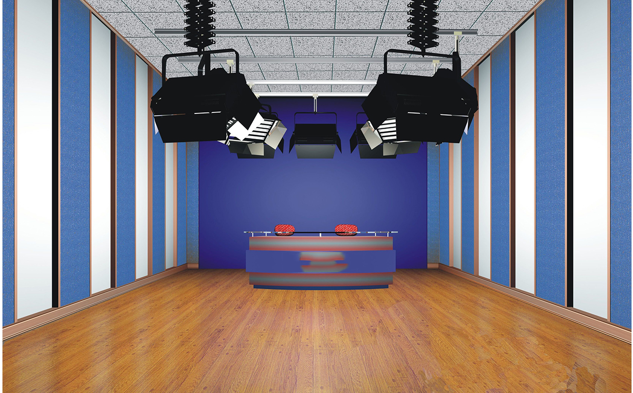 多机位高标清虚拟演播室工程方案设计 舞台灯光声学装修设计施工