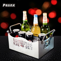 Ice stainless steel beer rack KTV beer basket display beer basket beer basket bar