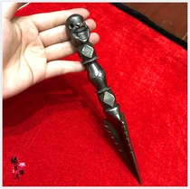 Fate Buddha Tibetan with Tibetan Artisanal Iron To Make Old Downpestle Pestle King Mestle King Body Forest The Main Instrument Of The Body.