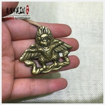 Edge Raw Buddha Greenhouse Gold Winged Bird Pendant Buddha Medal Nepal Handmade Pure Brass Large Popeng Bird Item Pendant