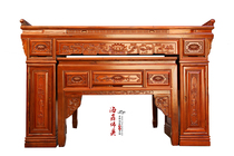 Shallow camphor wood Buddha Hall table Solid wood table for Taiwan Buddha Table Guanyin Lotus God Table God of Wealth Table Gongtai Incense case for God case