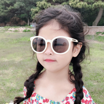 Korean children sun glasses male and female baby personality Gangfeng Street shooting Sun sunglasses catwalk glasses