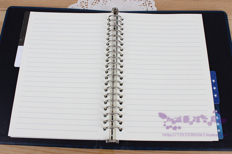 包邮联华魔法书凡高花之密语活页本a5b5硬面记事本活页夹本子