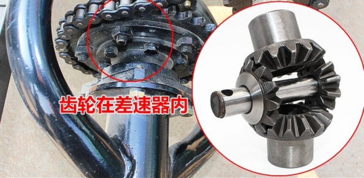 摩托三轮车配件 三轮车差速器行星齿轮 差速器 差速电机行星齿