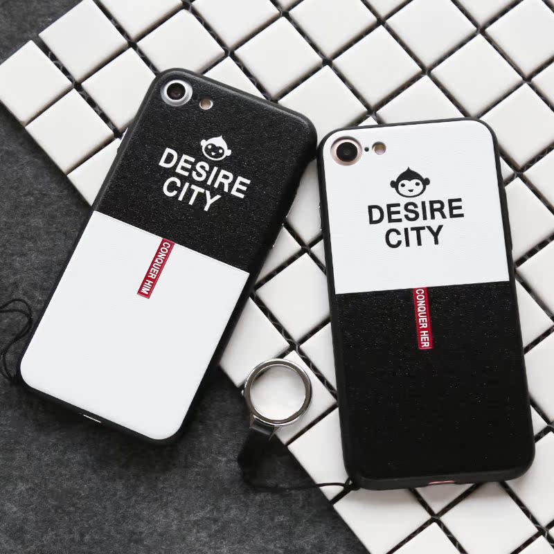 citycase iphone7手机壳硅胶防摔挂绳情侣男女潮苹果7plus手机壳产品展示图5