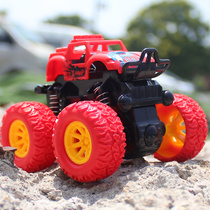 Child Inertia Four Drive Off-road Car Toy Car Boy Emulation Back Force Car Big Wheel Stunt Anti-Fall Gift