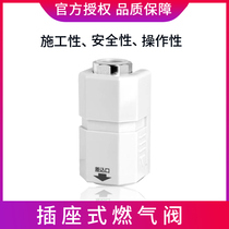 Japan Gwangyang ksk socket type gas valve universal household all copper Natural Gas Gas valve switch