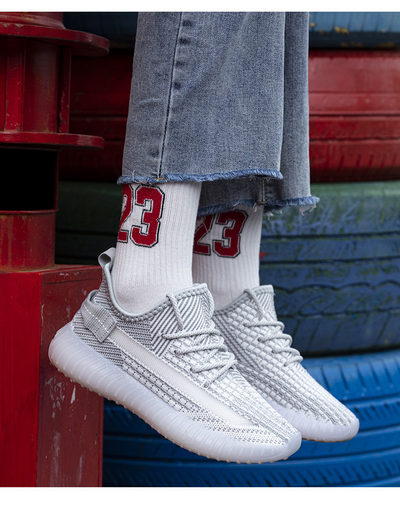 plover啄木鸟男女飞织椰子鞋券后69元包邮