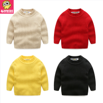 Cloth doll childrens clothing Mens and womens childrens sweaters Childrens knitwear Childrens round neck baby pullover sweater Spring and autumn