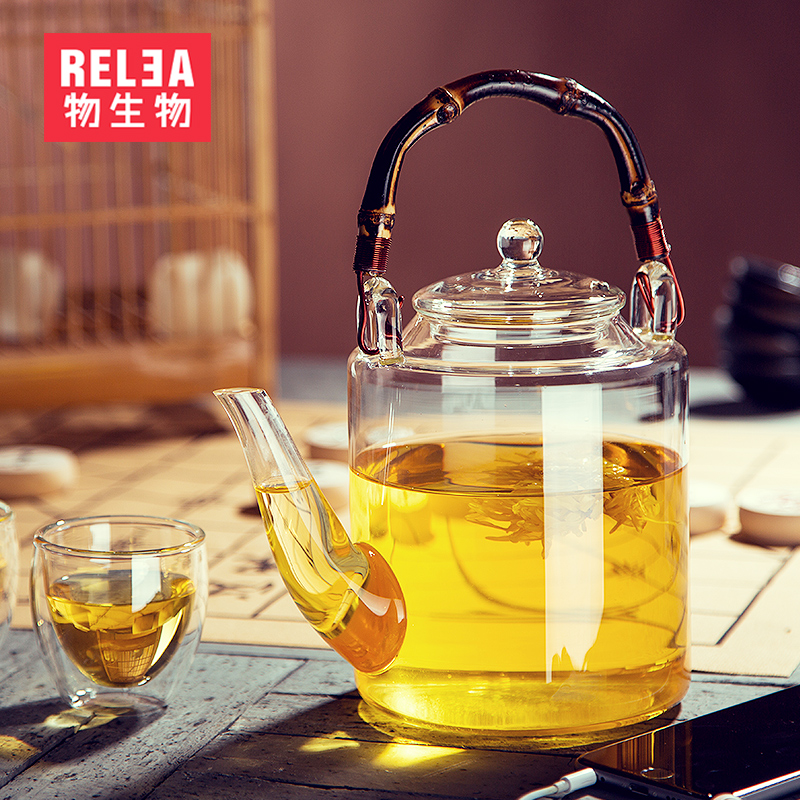 物生物外婆壶茶具套装 创意冷水壶 大耐热玻璃泡茶壶水壶凉水壶产品展示图2