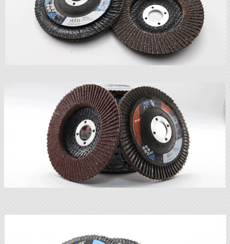 诺顿抛光片100*16mm 百叶轮抛光片角磨机不锈钢砂纸煅烧加厚专家