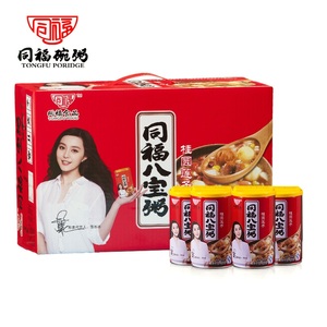 同福碗粥 桂圆莲子八宝粥罐整箱方便速食早餐粥代餐320g*12罐