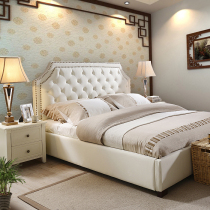 Brief Nordic Bart headboard American soft bag Double man bed rear modern bed size family main sleeper bed headboard