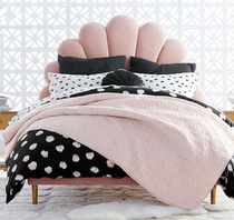 Nordic Girl Pink Headboard Shell Princess Soft Bag Backrest Plate Custom Cloth Art Leather Art Creative Mesh Red Headboard