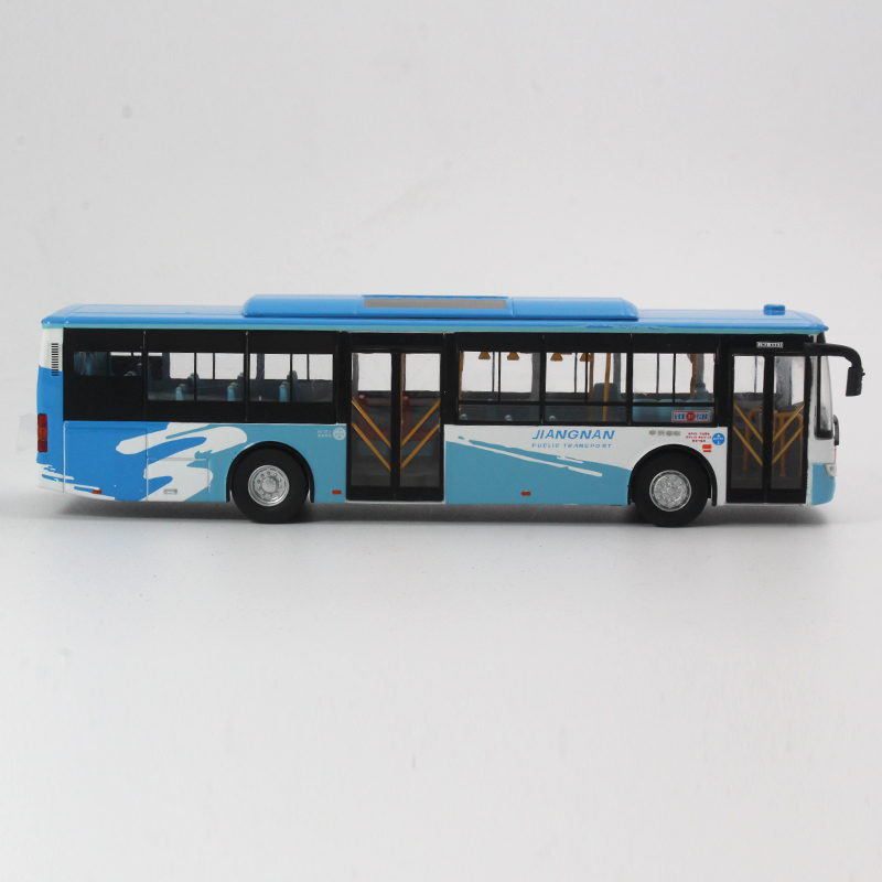 原厂合金 1:64 南京公交车bus上海申沃巴士客车公共汽车模型车模