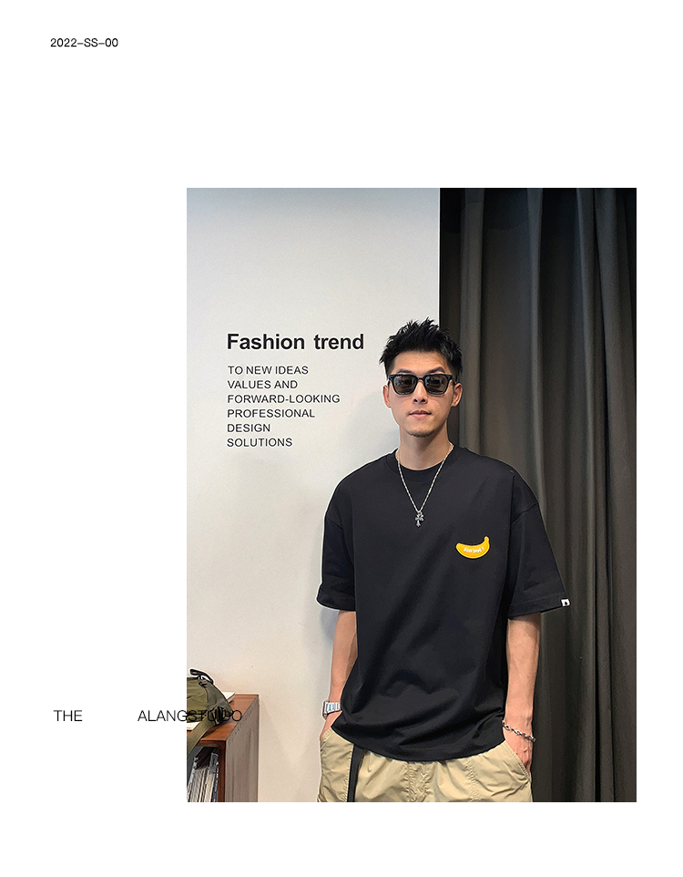 ホワイトラベル コットン 半袖 ラウンドTシャツ_BLACK Lady White Co. ラグビー Tシャツ タイヤ ブラック