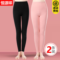 Hengyuan Xiang Lady Autumn Pants Pure Cotton Wool Trousers Tight Fit Line Pants Thin single piece warm lining pants to wear 2021 new 2021 New