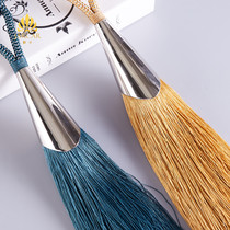 New products light and luxurious curtains clasp art hanging ball tying rope modern minimalist decoration living-room gold flow suo long hanging ears hot pin