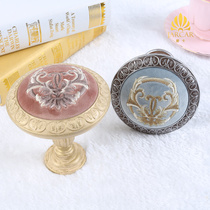 Jue card new French curtain accessories adhesive hook exquisite embroidery fabric wall hook European wall hanging fixed hook pair