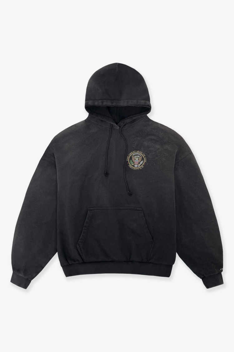 Grailz Project G/R TGS EMBROIDERED WASHED HOODIE