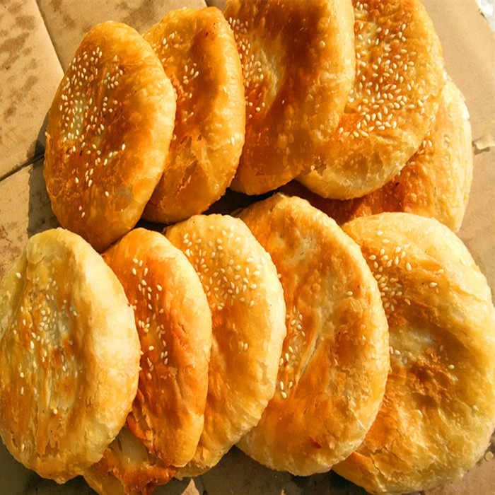 河北特产吊炉烧饼纯手工制作餐必备糕点小吃油酥烧饼10/600克