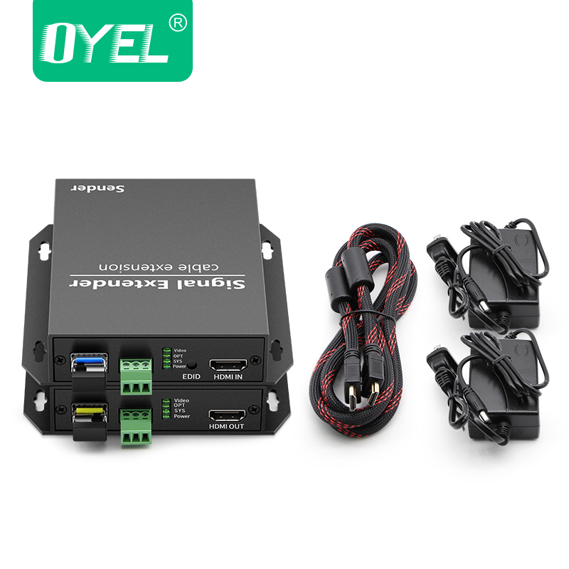 hdmi optical extender hdmi, serial port signal extension to the far end without compression 10km