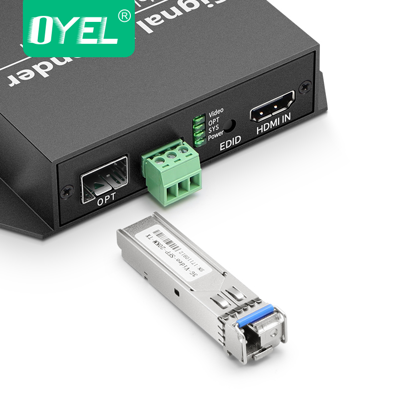 hdmi optical extender hdmi, serial port signal extension to the far end without compression 10km