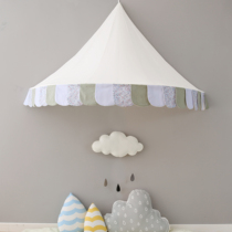 Children Tent Play House Wall-mounted Mantle Headboard Hanging Tent Reading Corner Reading Corner Small Tent Princess Castle Wall Adornment