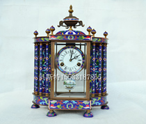 Watch Cloisonne Mechanical clock Palace clock Antique Dong model room Movie props Best watch