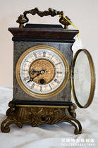 Marble copper cast clock) Old-style winding mechanical clock)Antique collection)Antique bell)Su Zhong Nanjing Clock