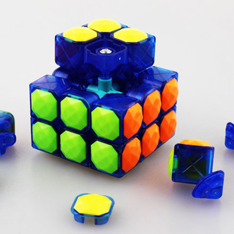 正品永骏克拉钻石魔方 三阶魔方 益智魔方顺滑益智玩具送教程