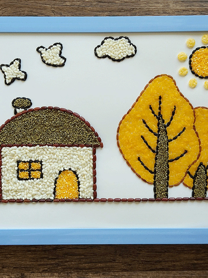 五谷杂粮立体贴画diy材料包