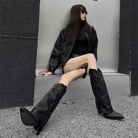 2025 summer new pointed toe thin heel boots retro slim high heels boots niche versatile fashion boots women
2025 summer new pointed toe thin heel boots retro slim high heels boots niche versatile fashion boots women