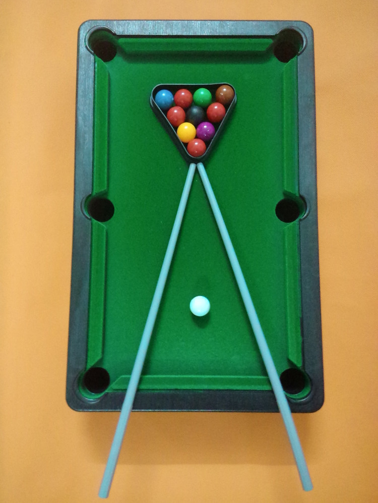 儿童生日礼物品小孩益智类桌球玩具 宝宝迷你桌上台球斯诺克游戏